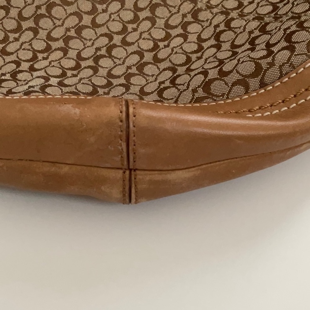 COACH PURSE WITH LEATHER TRIM - Picture 2 of 5